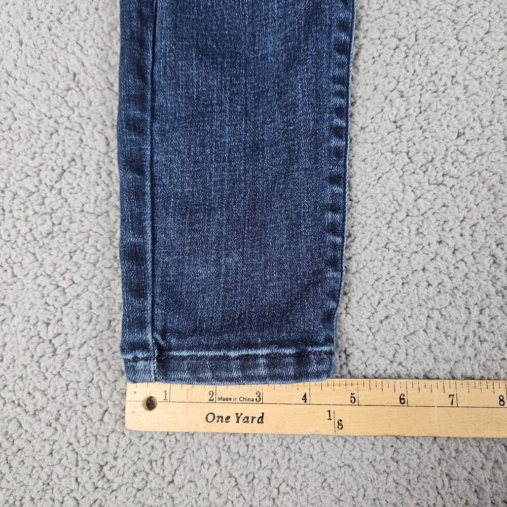 Judy Blue Jeans Womens 7/28 Skinny Fit Stretch Tummy Control Distress Dark Wash - Picture 14 of 15